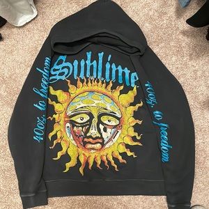 MADEWORN SUBLIME 40 OZ. TO FREEDOM OVERSIZED HOODED SWEATSHIRT